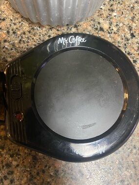 Mr. Coffee Black Single Cup Warmer - Portable Beverage Heater